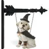 Dog With Witch Hat 11.5" Figure