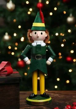 Wooden 11 Inch Buddy The Elf Nutcracker