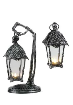 12 Inch Gothic Skeleton Lantern