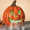 Electric Lighted Smoking 14" Pumpkin