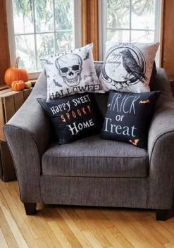 18 Inch Trick Or Treat Pillow Cover -Halloween Costumes Shop 18 inch trick or treat pillow cover alt 2