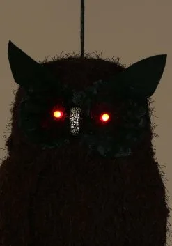18" Large Light Up Owl Decoration -Halloween Costumes Shop 18 large light up owl prop alt 4