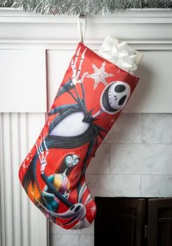 19 Inch Nightmare Before Christmas Jack & Sally Stocking