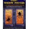 2 Pack Window Posters Giant Spider Decoration