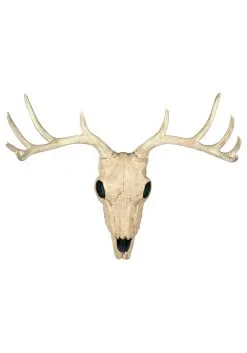 21-Inch Buck Skull Decoration
