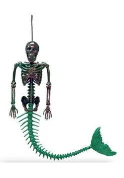 21" Oil Slick Mermaid Skeleton