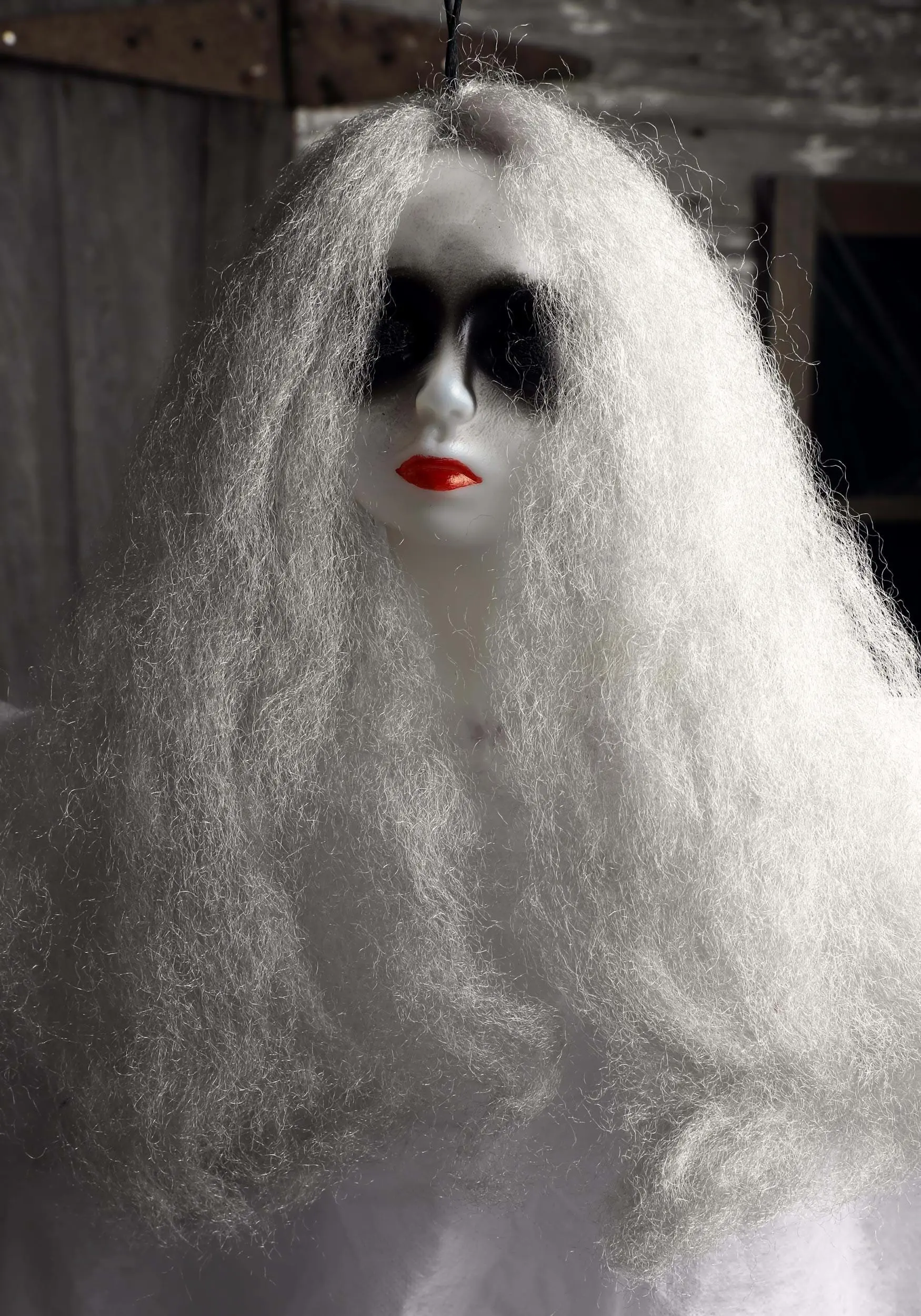 3 Ft Hanging Female Ghost Halloween Prop 2 3 Ft Hanging Female Ghost Halloween Prop - Image 2