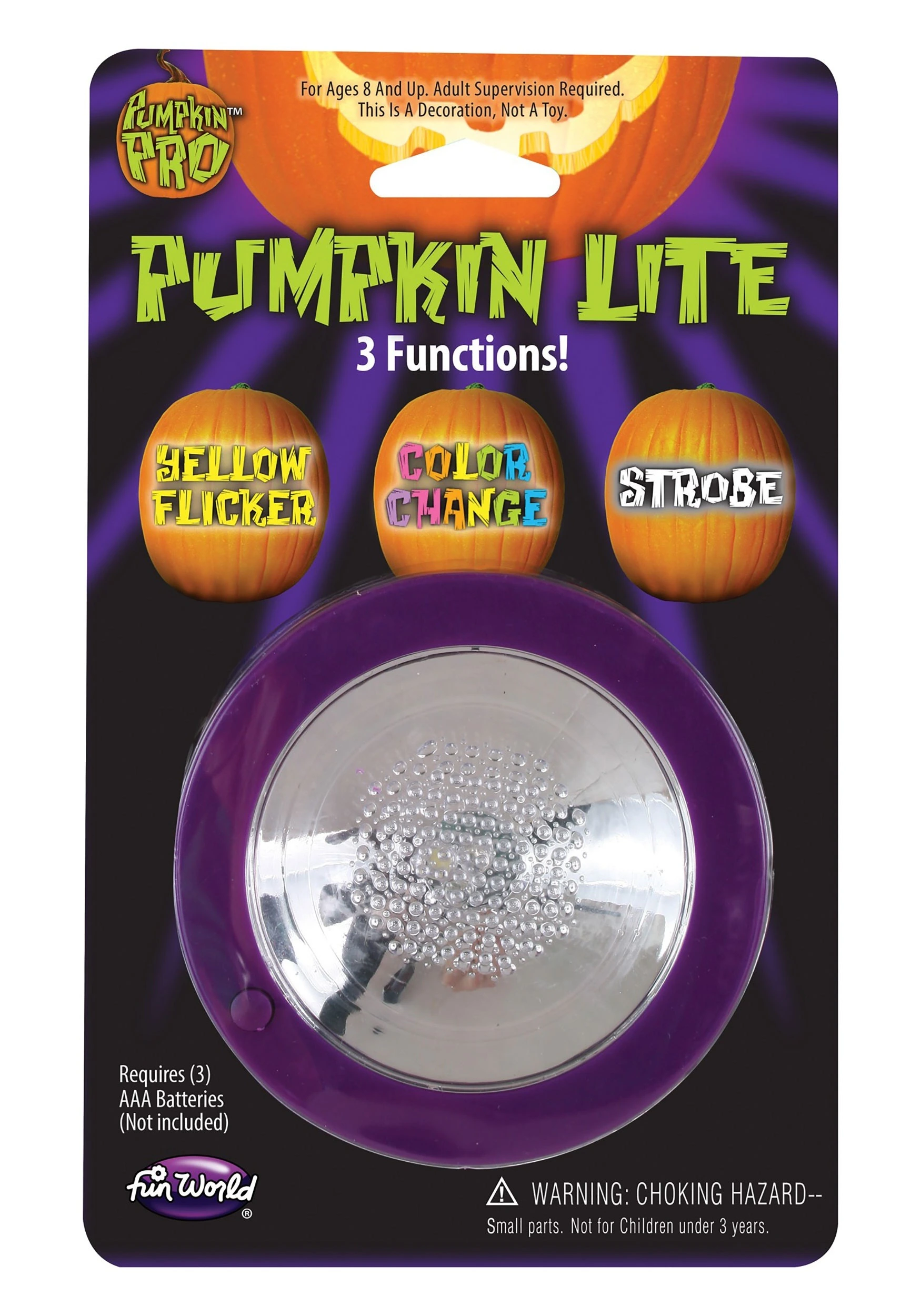 3 Function Pumpkin Light 1 3 Function Pumpkin Light