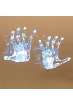 4" Lighted Spectral Hand W/ Suction Cup