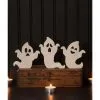 White 4.5" Ghoulish Ghost Silhouette Set