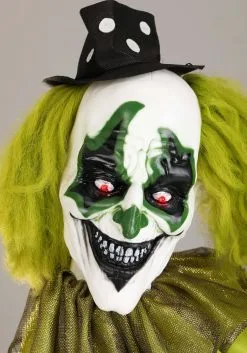 5.5ft Green Animated Clown -Halloween Costumes Shop 5 5ft animated green clown alt 2