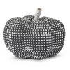 5" Black Pumpkin W/Rhinestones