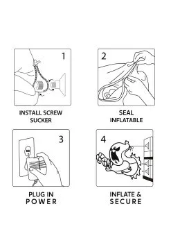 5FT Tall Window Breaker Ghost Inflatable Decoration -Halloween Costumes Shop 5ft tall scary window breaker ghost inflatable dec alt 6