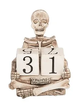 6" Frightful Skeleton Halloween Countdown Figure