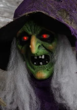 6ft Animated Hanging Witch -Halloween Costumes Shop 6ft hanging witch animatronic sound light shaki alt 2