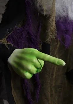 6ft Animated Hanging Witch -Halloween Costumes Shop 6ft hanging witch animatronic sound light shaki alt 4