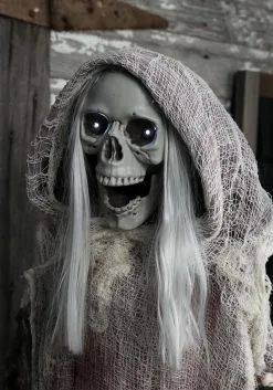 6 Foot Animated Standing Ghoul -Halloween Costumes Shop 6ft standing ghoul animatronic motion sound lig alt 3