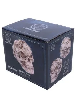 7-Inch Skull Of Skulls Halloween Decoration -Halloween Costumes Shop 7 inch skull of skulls decoration alt 2