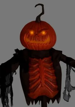 8ft Giant Animated Scarecrow Pumpkin -Halloween Costumes Shop 8ft animated giant pumpkin scarecrow alt 5