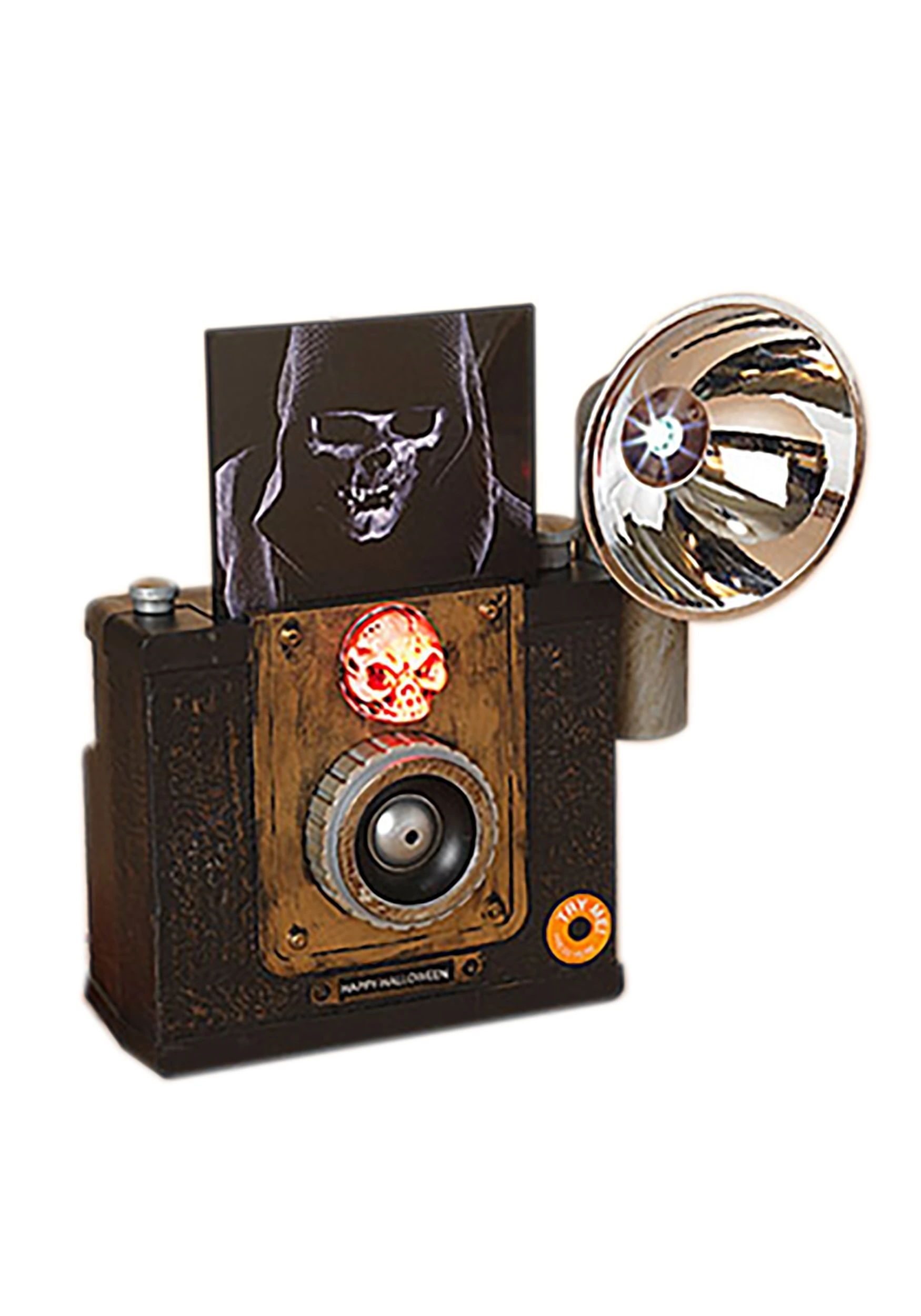 Lighted 9.5" Animated Halloween Camera With Sound 1 Lighted 9.5" Animated Halloween Camera With Sound