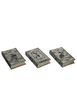 Set Of Three Fright Night 9" Book Boxes