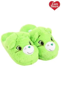 Good Luck Care Bear Slippers For Adults -Halloween Costumes Shop adults good luck care bear slippers alt 2
