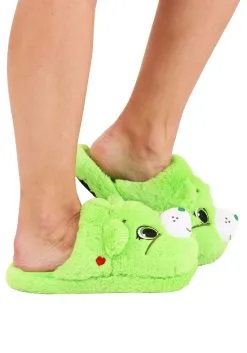 Good Luck Care Bear Slippers For Adults -Halloween Costumes Shop adults good luck care bear slippers alt 5