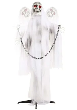 Chained Ghost Animatronic Halloween Decoration 8 Chained Ghost Animatronic Halloween Decoration -Halloween Costumes Shop animated chained ghost alt 3