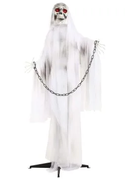 Chained Ghost Animatronic Halloween Decoration 9 Chained Ghost Animatronic Halloween Decoration -Halloween Costumes Shop animated chained ghost alt 4