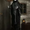 Animated Hanging Reaper With Chains