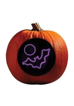 Neon Light Bat Pumpkin Carving Kit