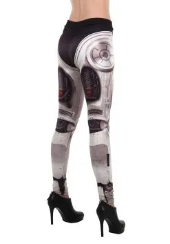 Bionic Printed Leggings -Halloween Costumes Shop bionic leggings one size alt 2