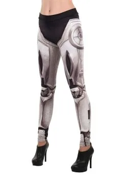 Bionic Printed Leggings -Halloween Costumes Shop bionic leggings one size alt 3