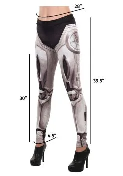 Bionic Printed Leggings -Halloween Costumes Shop bionic leggings one size alt 4