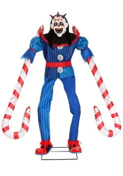 Candy Cain Horror Animatronic Halloween Decoration -Halloween Costumes Shop candy cain horror animatronic decoration alt 6