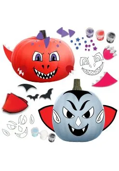8 Characters Pumpkin Coloring Kit -Halloween Costumes Shop coloring pumpkins with 8 characters alt 3