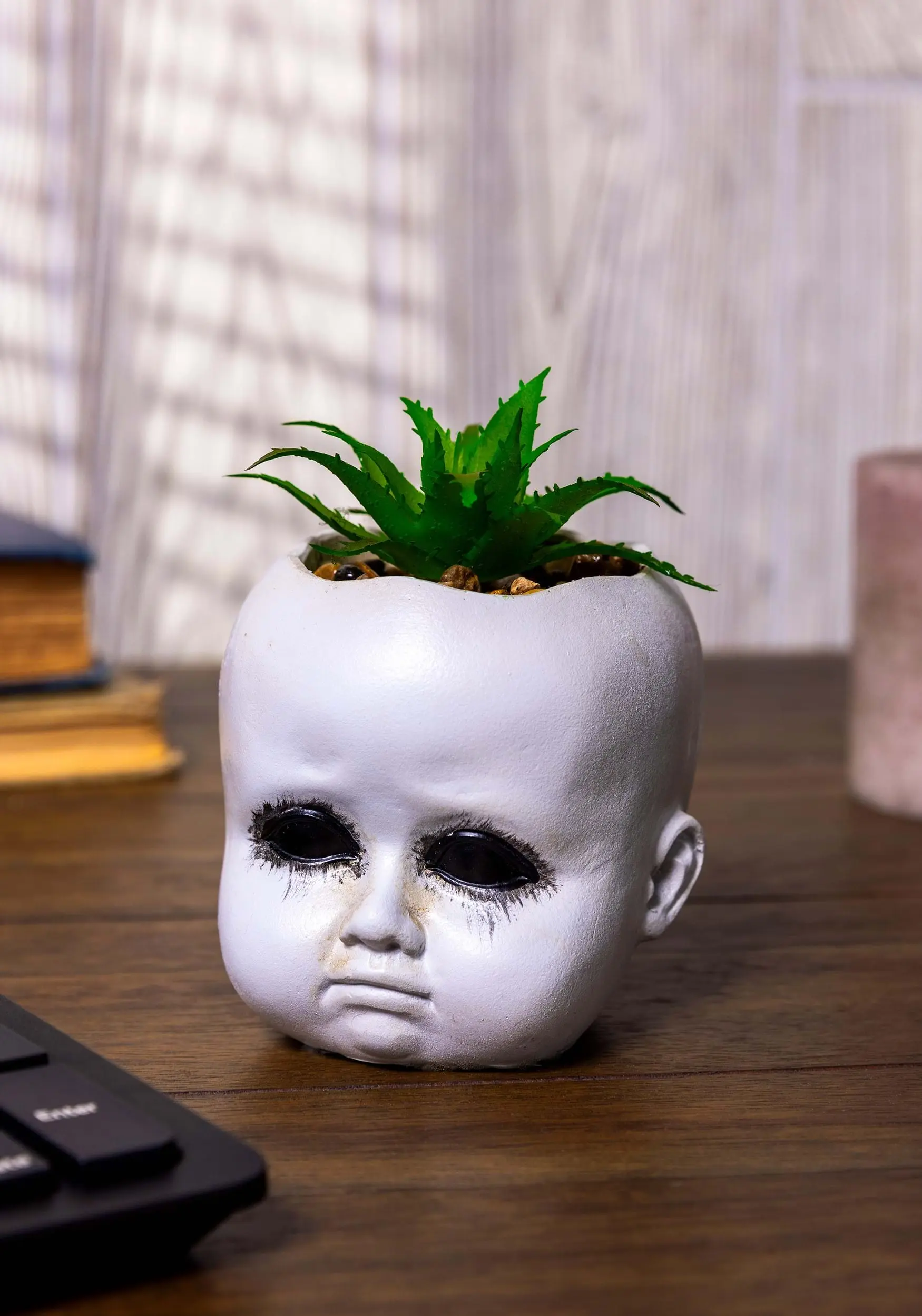 Distressed Doll Succulent Plant Holder 1 Distressed Doll Succulent Plant Holder