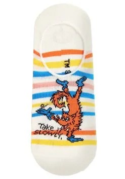 Dr. Seuss No Show Sock Set Adult 5 Pairs -Halloween Costumes Shop dr seuss adult 5 pair no show sock set alt 5