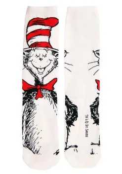 Dr. Seuss Characters Crew Sock Set Adult 3 Pairs 8 Dr. Seuss Characters Crew Sock Set Adult 3 Pairs -Halloween Costumes Shop dr seuss characters adult crew socks 3 pack alt 2