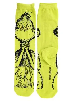 Dr. Seuss Characters Crew Sock Set Adult 3 Pairs 10 Dr. Seuss Characters Crew Sock Set Adult 3 Pairs -Halloween Costumes Shop dr seuss characters adult crew socks 3 pack alt 4