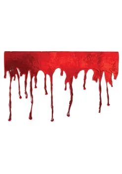 Drips Of Blood Window Cling Decoration