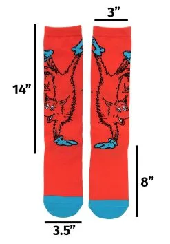 Fox In Socks Knee-High Costume Socks -Halloween Costumes Shop fox in socks knee high costume socks alt 2