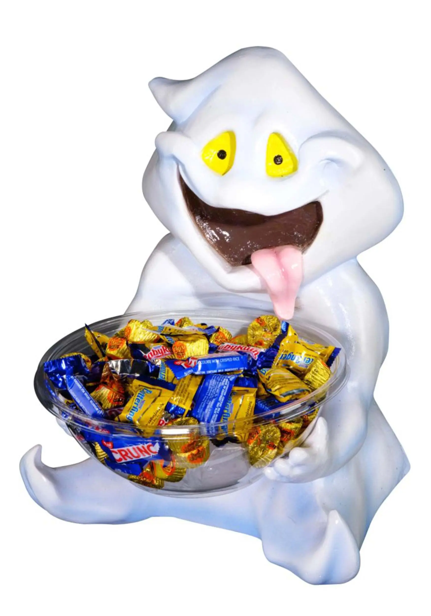 Ghost Figure Candy Bowl Holder 1 Ghost Figure Candy Bowl Holder