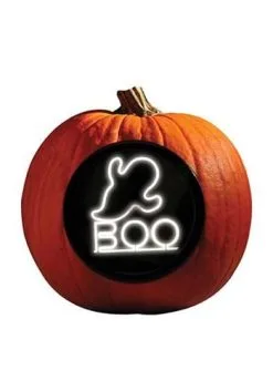 Neon Ghost Light Pumpkin Carving Kit