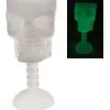 Glow In The Dark Skull Face Goblet