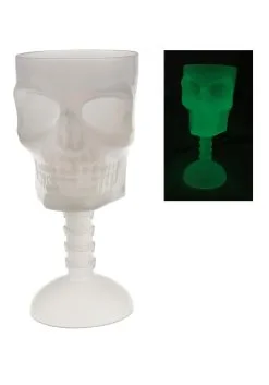 Glow In The Dark Skull Face Goblet