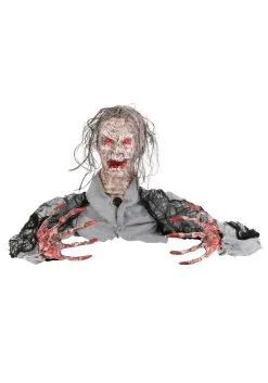 Half Body Zombie With Light Up Red Eyes 7 Half Body Zombie With Light Up Red Eyes -Halloween Costumes Shop half body zombie with red light alt 3