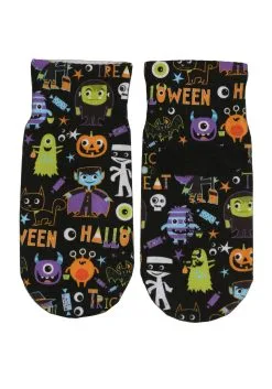 Halloween Monsters Child Ankle Socks