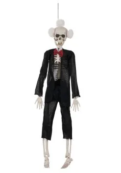 16" Hanging Gothic Skeleton Groom Halloween Decoration -Halloween Costumes Shop hanging skeleton groom 16 decoration alt 2