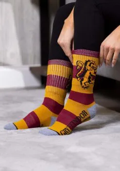 Harry Potter Rugby Stripe Gryffindor Crew Socks